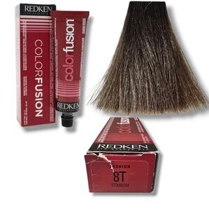 Redken Color Fusion Permanent Hair Color Cream 60 ml/2 oz 8T Titanium